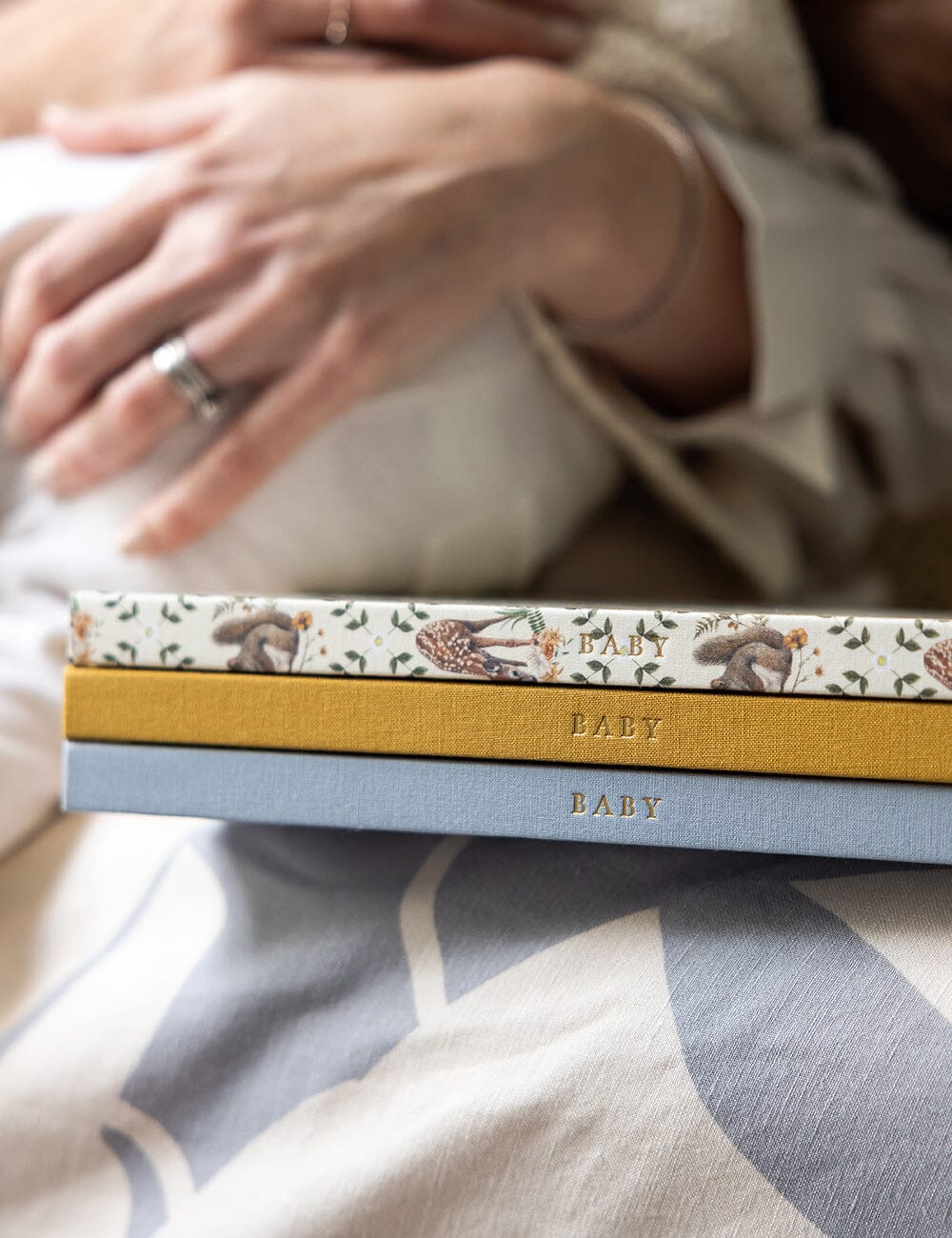 Heirloom Baby Memory Journal - Luna Blue