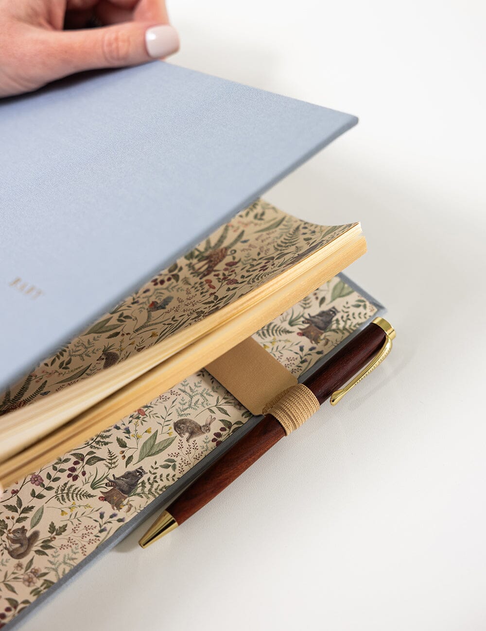 Heirloom Baby Memory Journal - Luna Blue