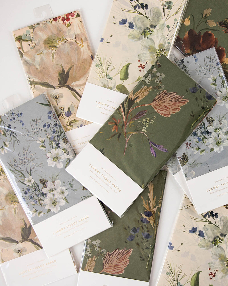 Bundle - Four x 4pk Tissue Paper - Kelly Ventura Collection
