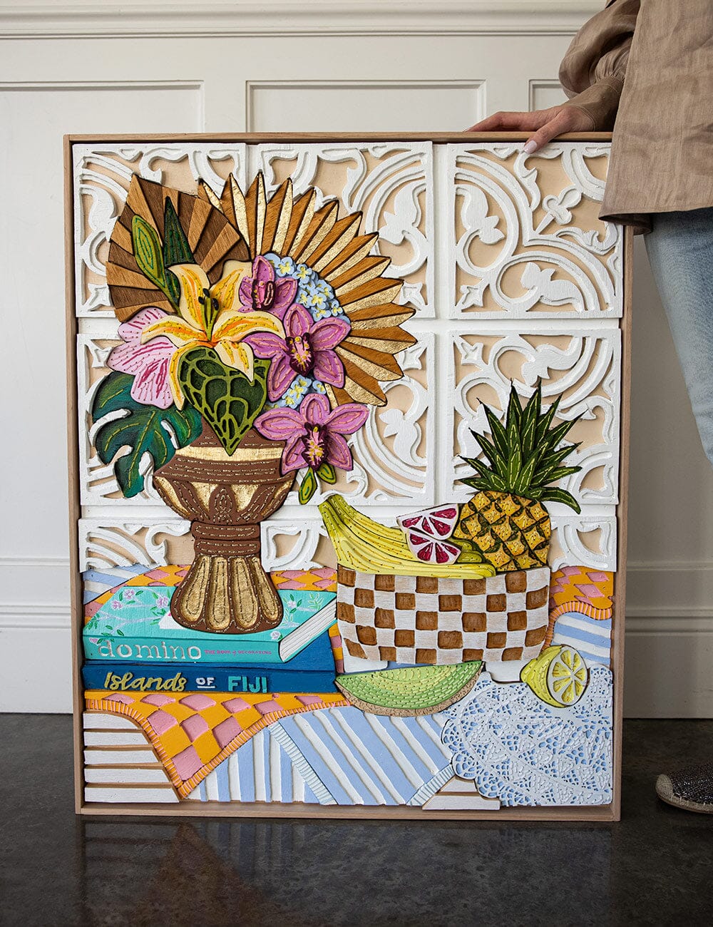 "Viti Levu" Original Misha Harrison Artwork artwork Bespoke Letterpress 