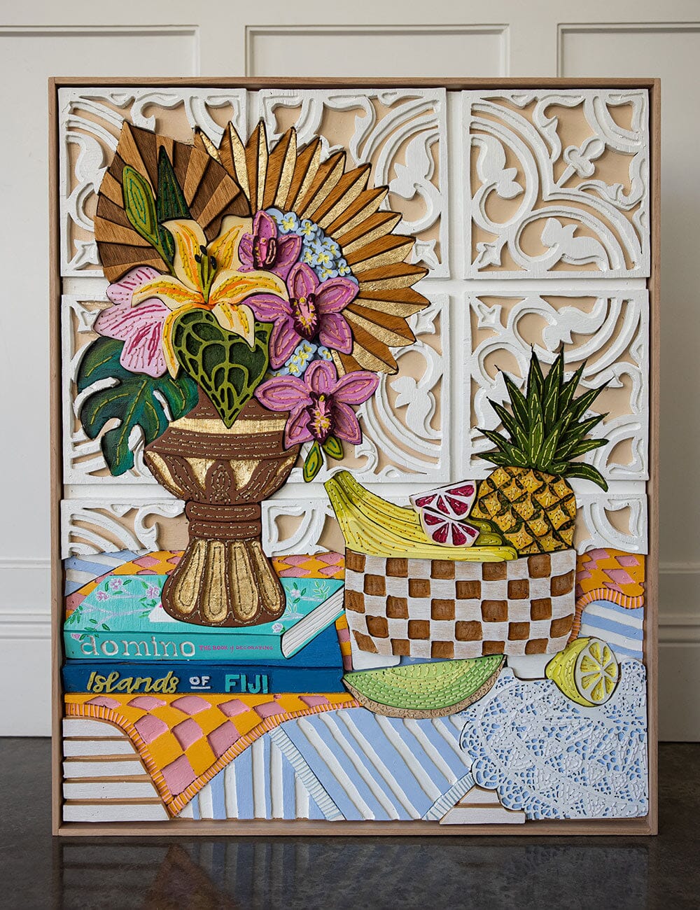 "Viti Levu" Original Misha Harrison Artwork artwork Bespoke Letterpress 