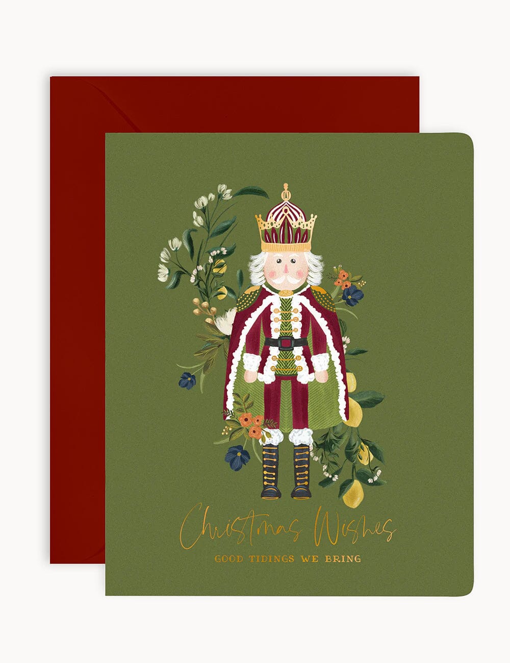 Christmas Wishes (Nutcracker) Greeting Cards Bespoke Letterpress 