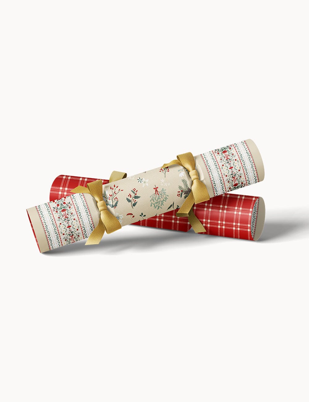 10 Pack Christmas Cracker Kit - Heirloom Holly Christmas Christmas Crackers Bespoke Letterpress 