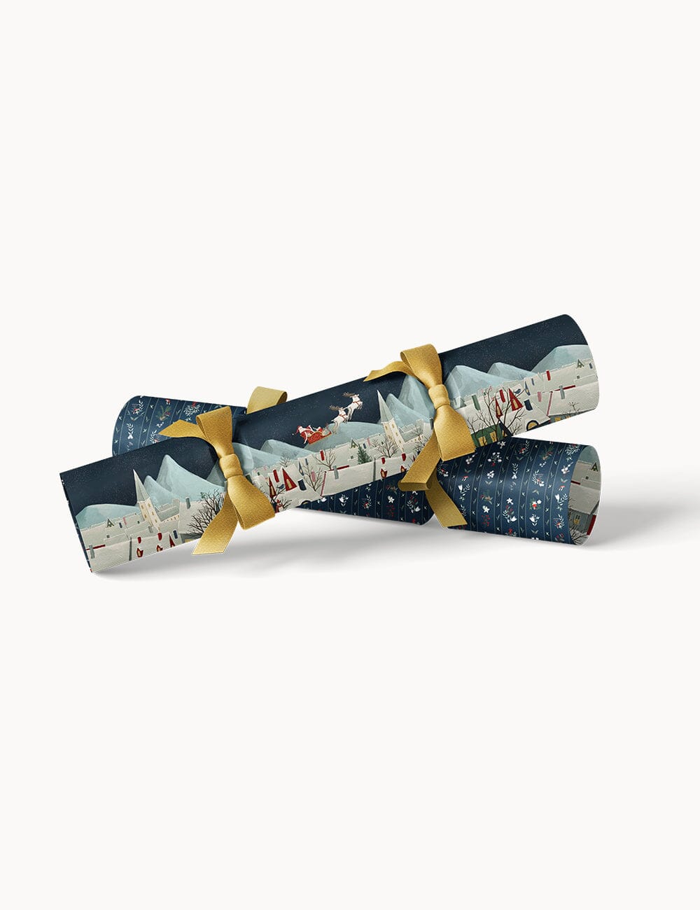 10 Pack Christmas Cracker Kit - The Christmas Village Christmas Crackers Bespoke Letterpress 
