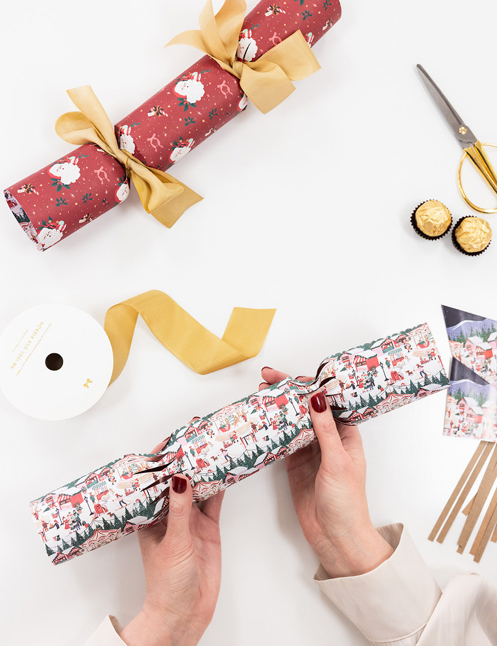 10 Pack Christmas Cracker Kit - Jingle Bells Christmas