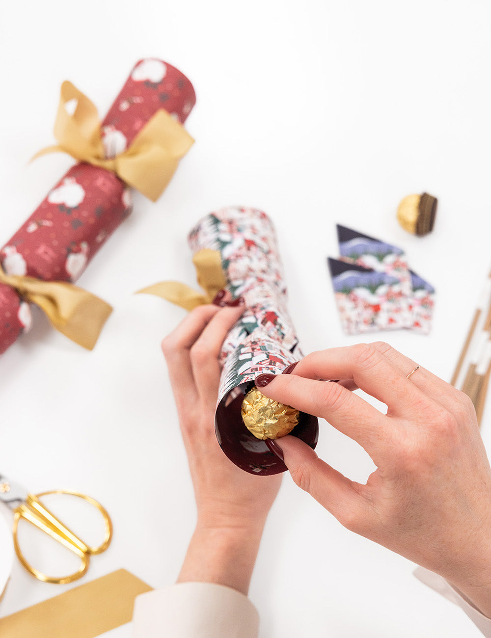 10 Pack Christmas Cracker Kit - Jingle Bells Christmas