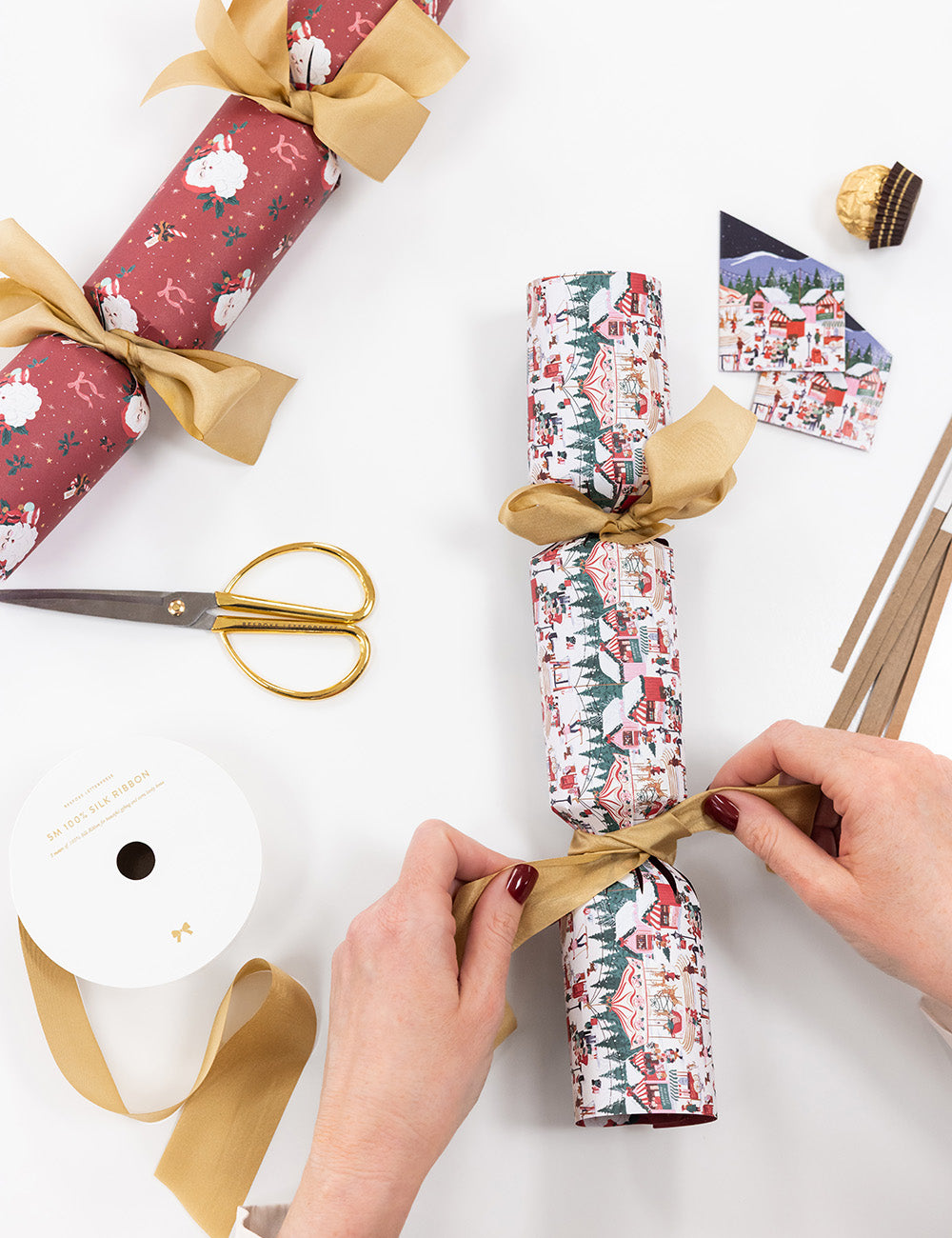 10 Pack Christmas Cracker Kit - Jingle Bells Christmas