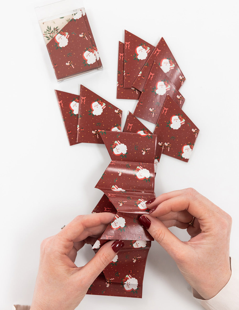 10 Pack Christmas Paper Crown Hats - Jingle Bells