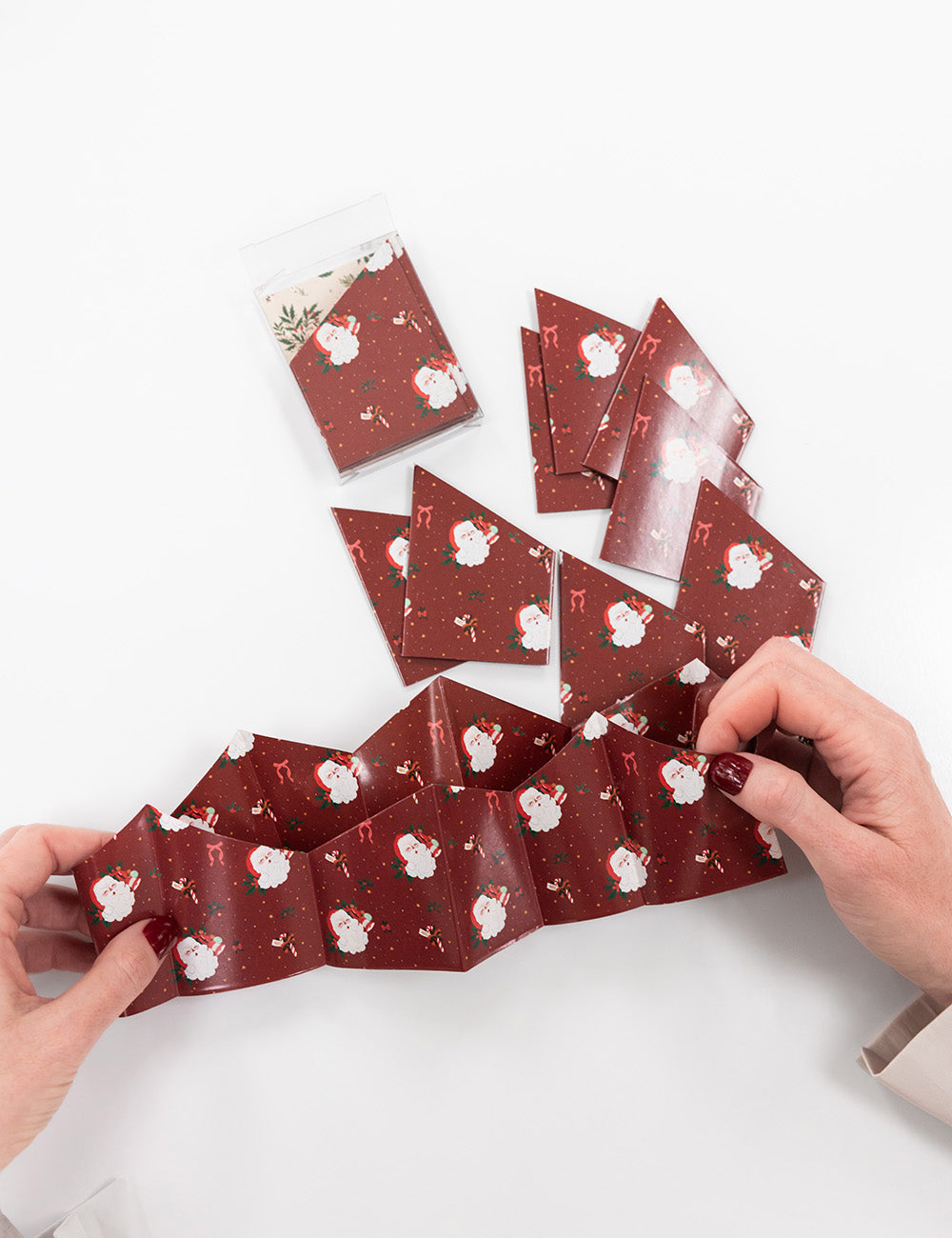 10 Pack Christmas Paper Crown Hats - Jingle Bells
