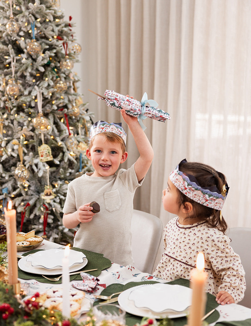 10 Pack Christmas Paper Crown Hats - Christmas Market