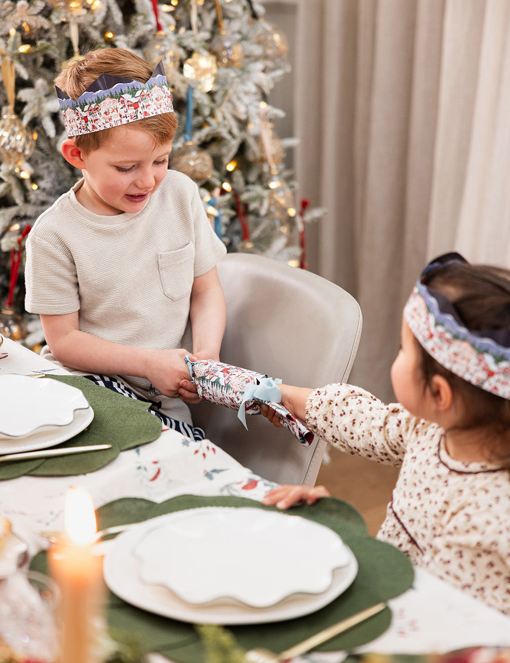 10 Pack Christmas Paper Crown Hats - Christmas Market