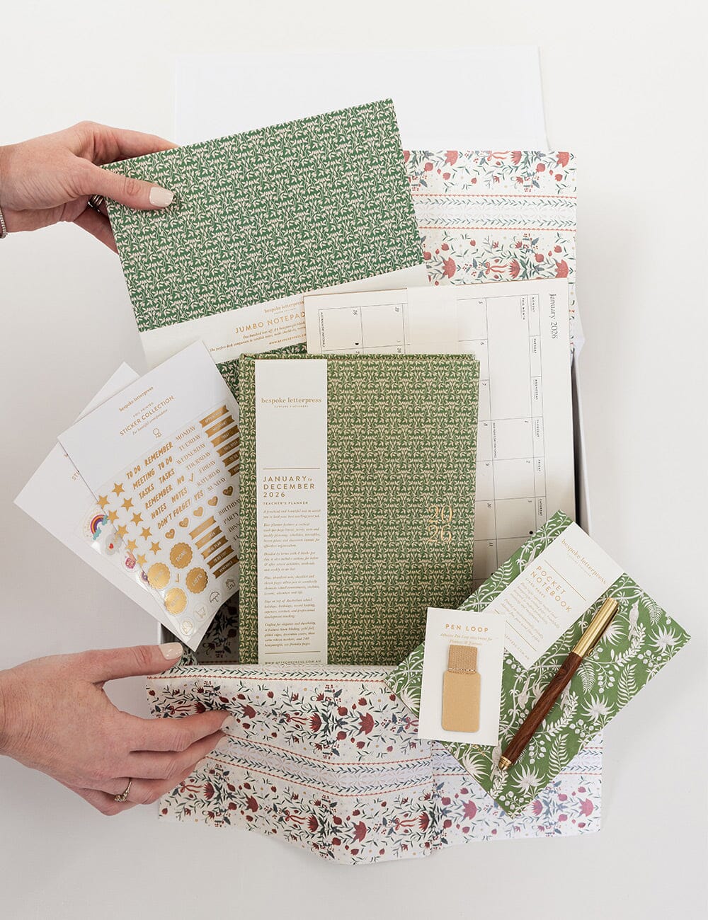 Hamper Gift Set 2025 - Teachers Gift Sets Bespoke Letterpress 