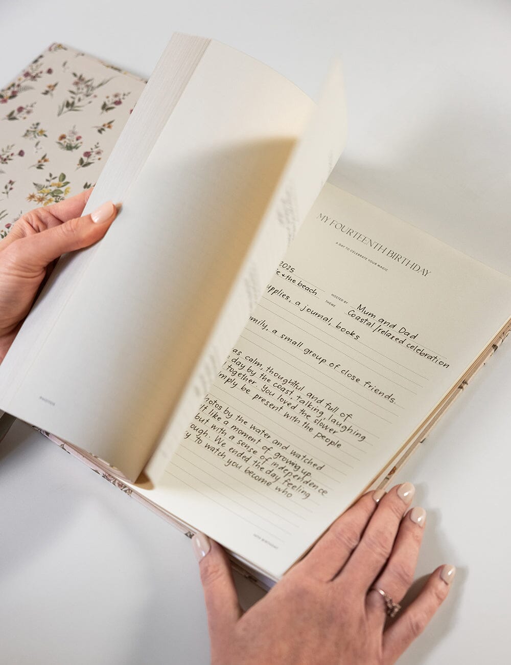 Heirloom Childhood Memory Journal - Dainty Blooms