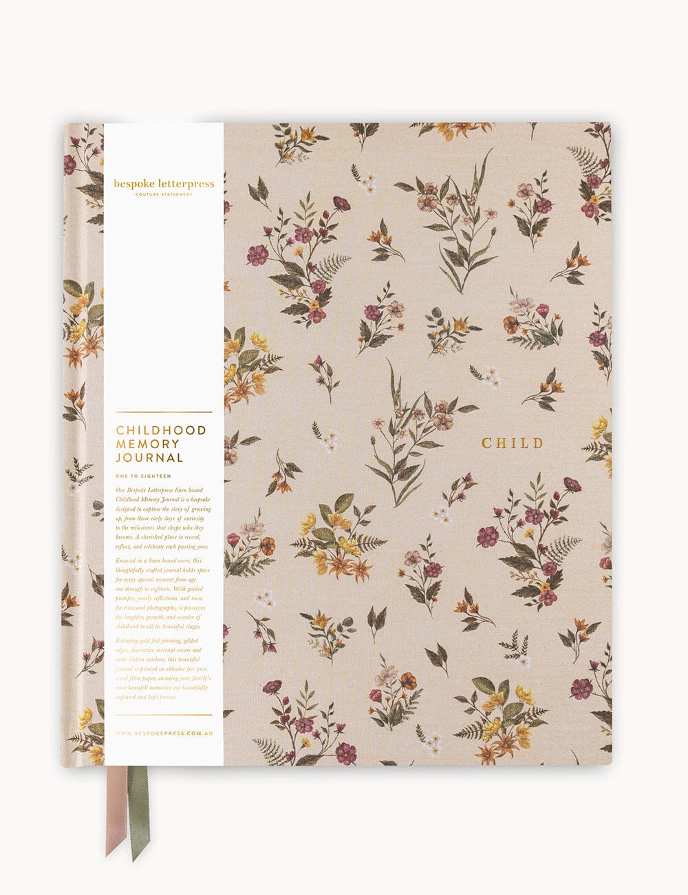 Heirloom Childhood Memory Journal - Dainty Blooms