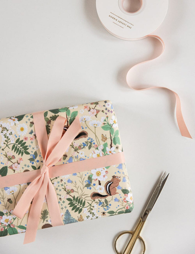 Peach Cotton Ribbon 30 Meters Cotton Ribbon Bespoke Letterpress 