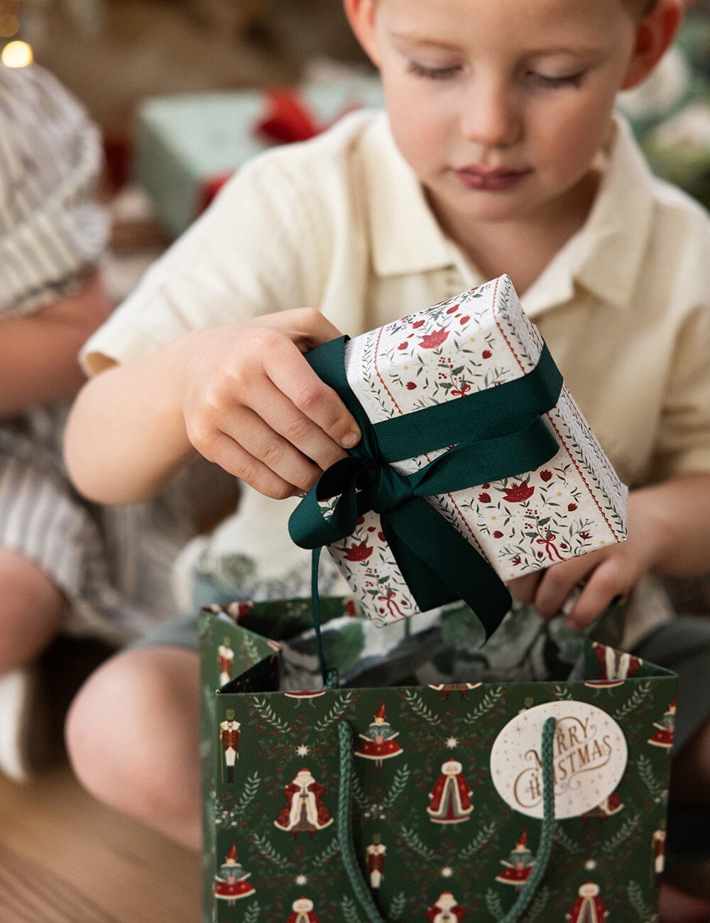 Spruce Green Cotton Ribbon 30 Meters