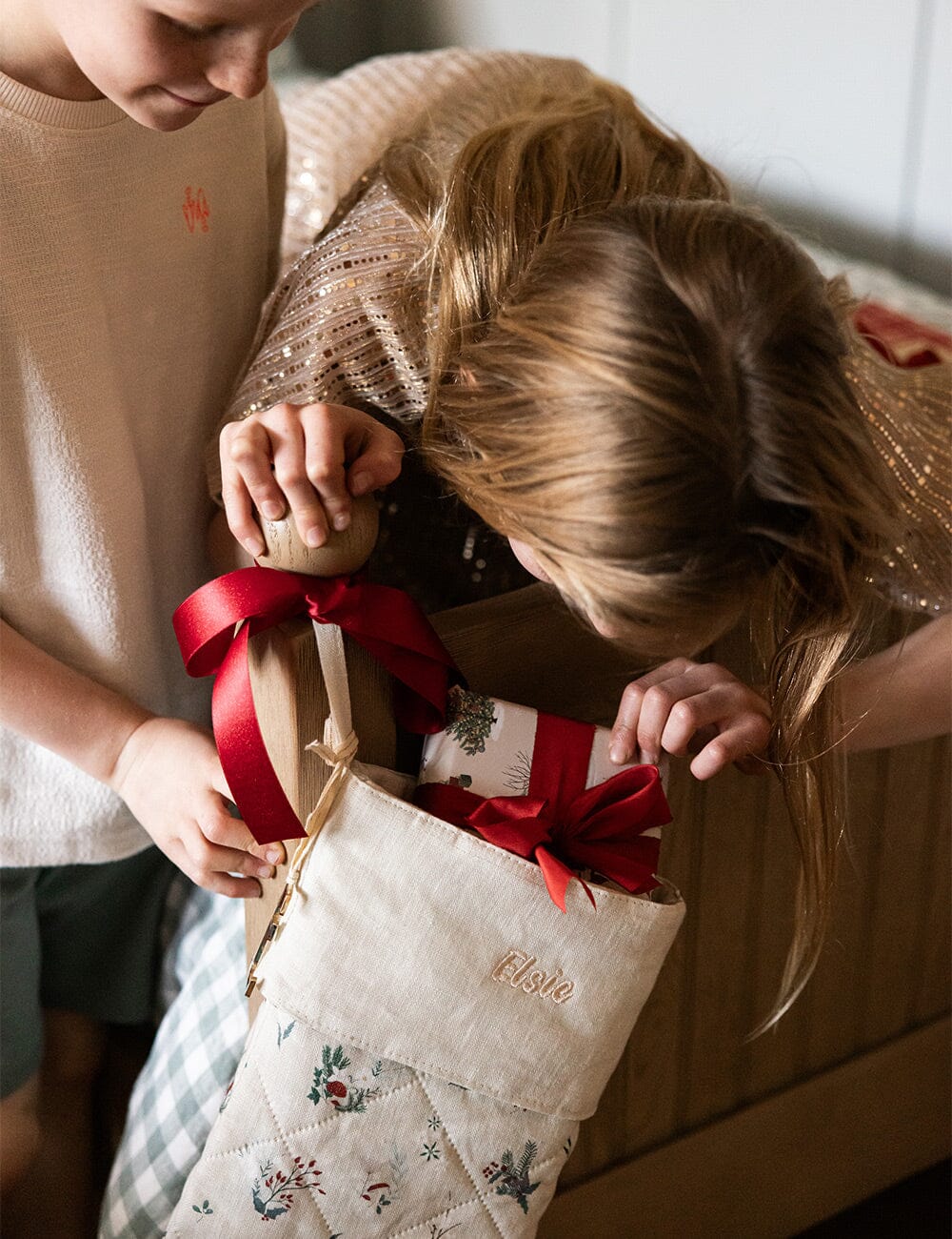 Heirloom Holly Christmas Stocking