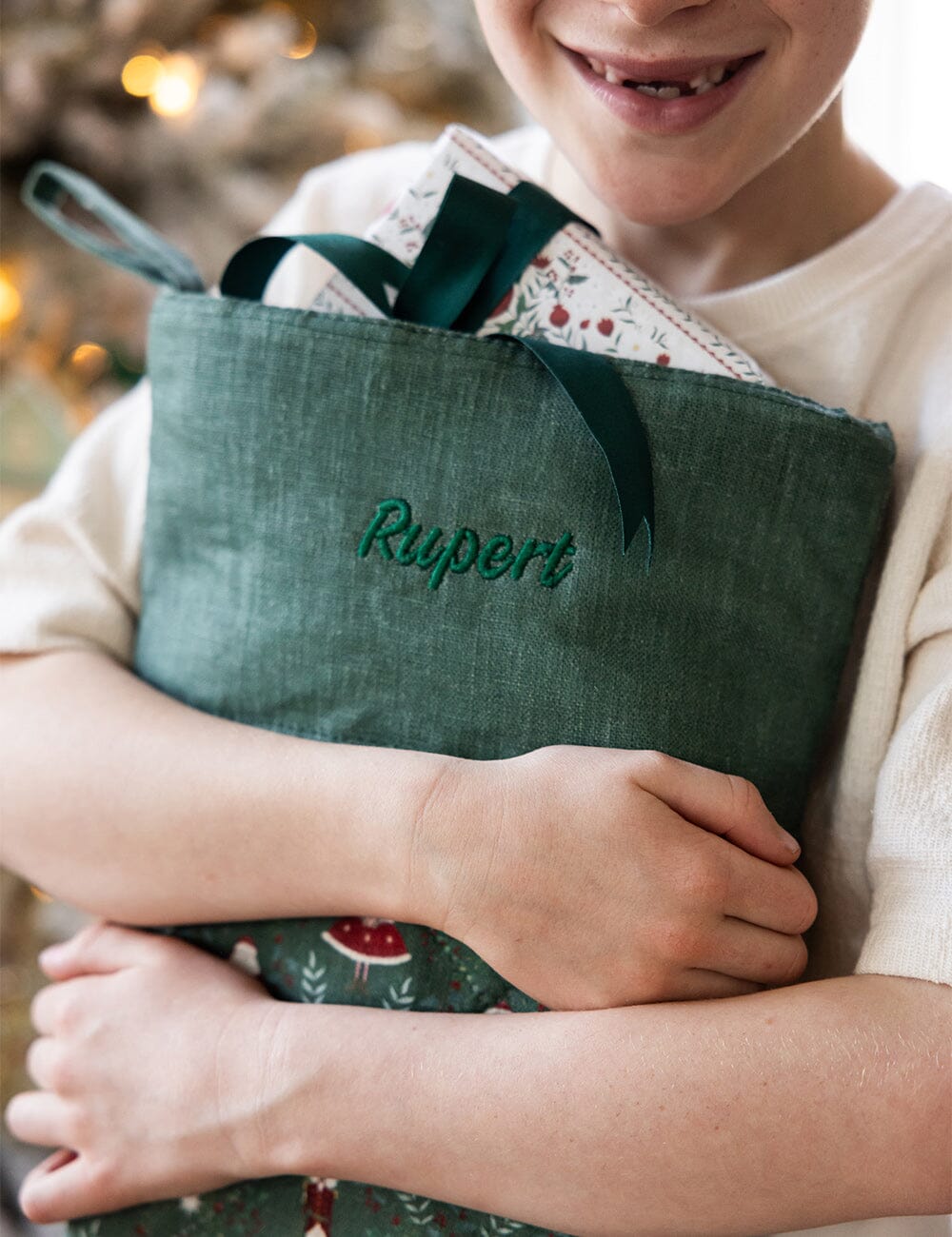 Mr & Mrs Claus Christmas Stocking