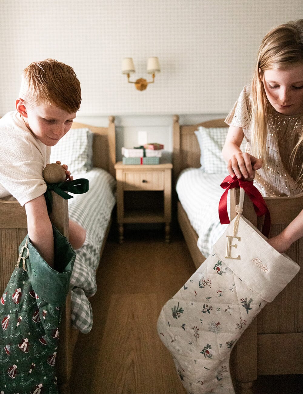 Mr & Mrs Claus Christmas Stocking