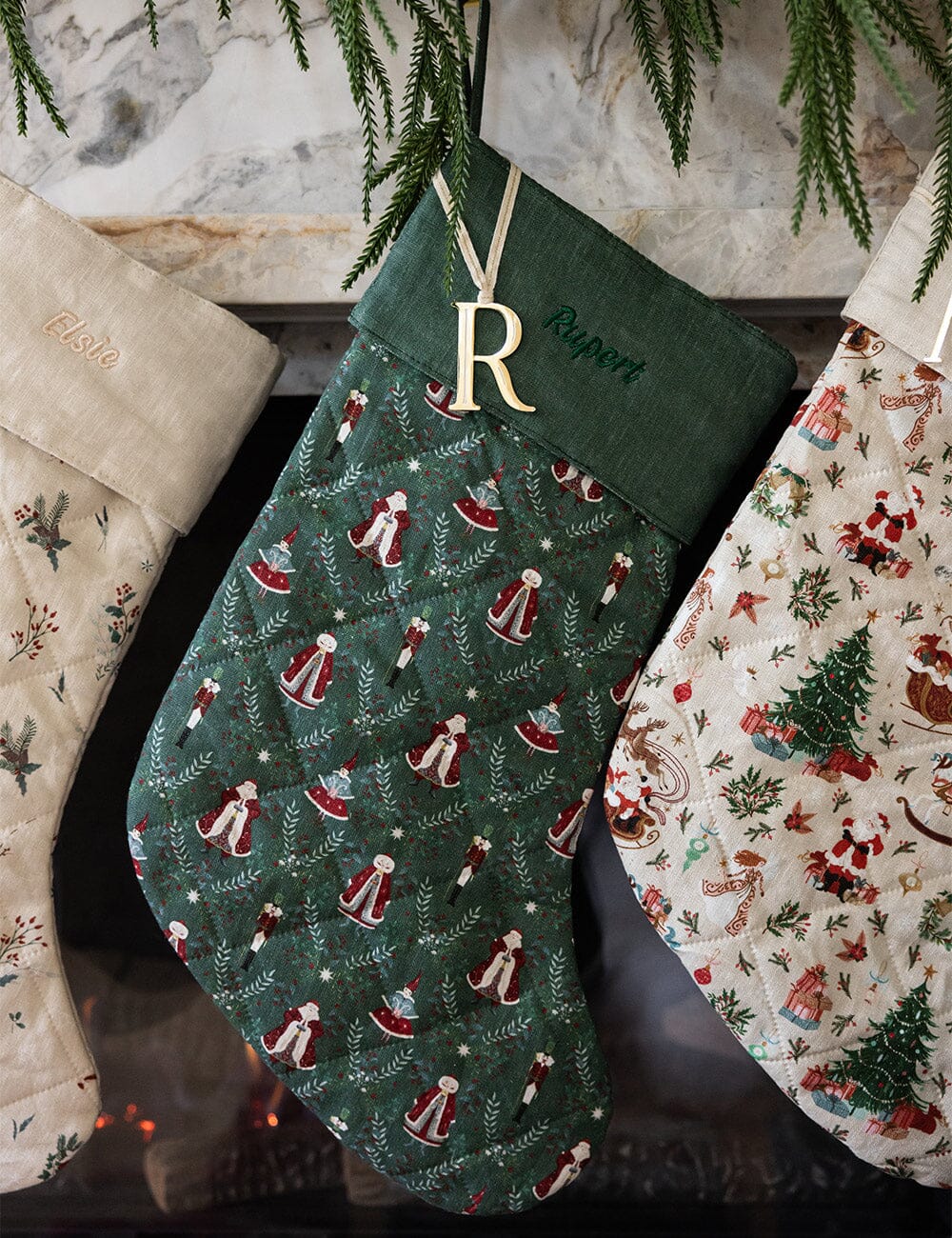 Mr & Mrs Claus Christmas Stocking