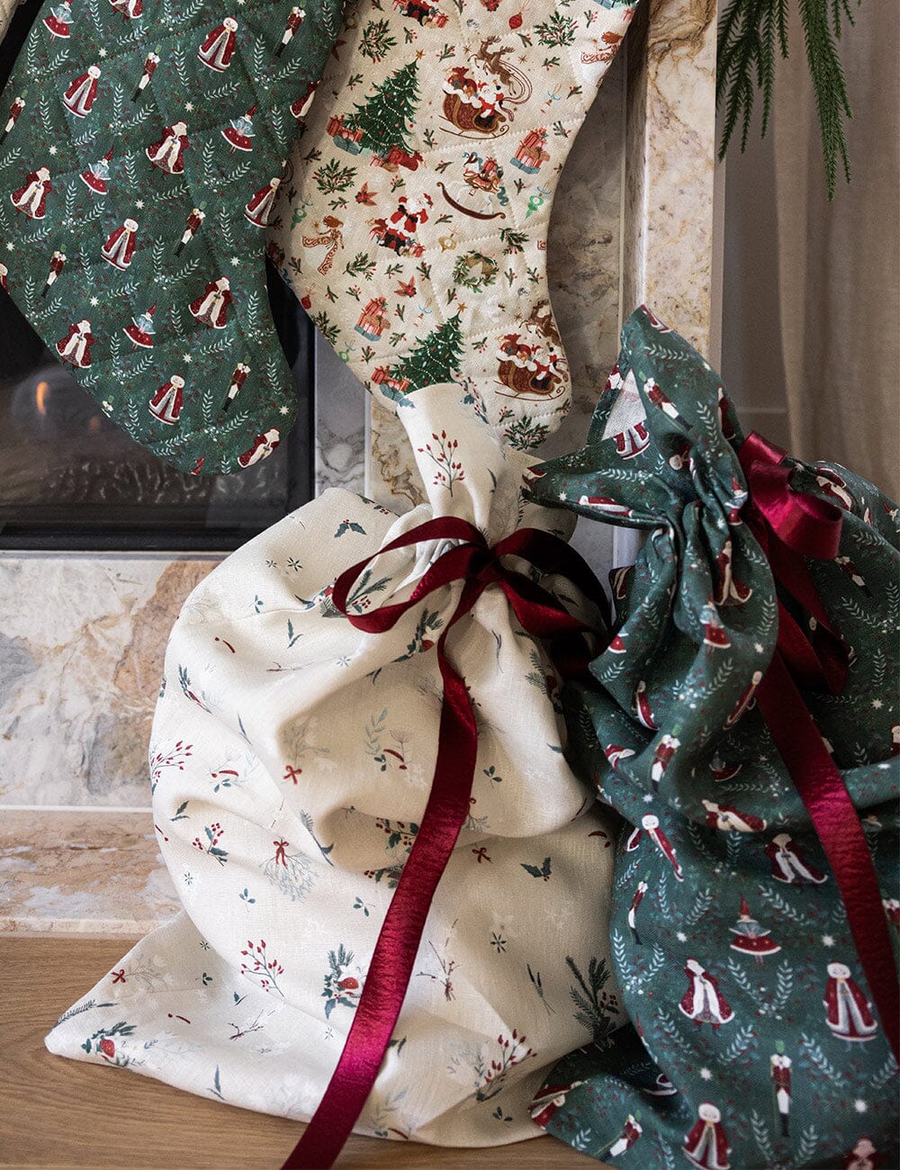 Heirloom Holly - Heirloom Christmas Santa Sack