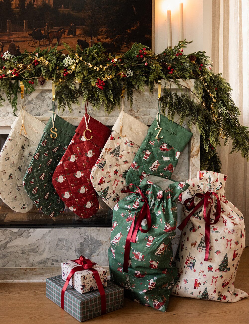 The Season of Joy - Heirloom Christmas Santa Sack