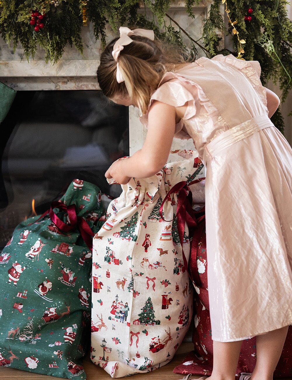 The Season of Joy - Heirloom Christmas Santa Sack