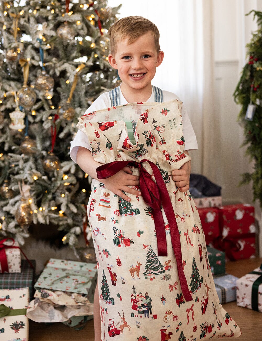 The Season of Joy - Heirloom Christmas Santa Sack