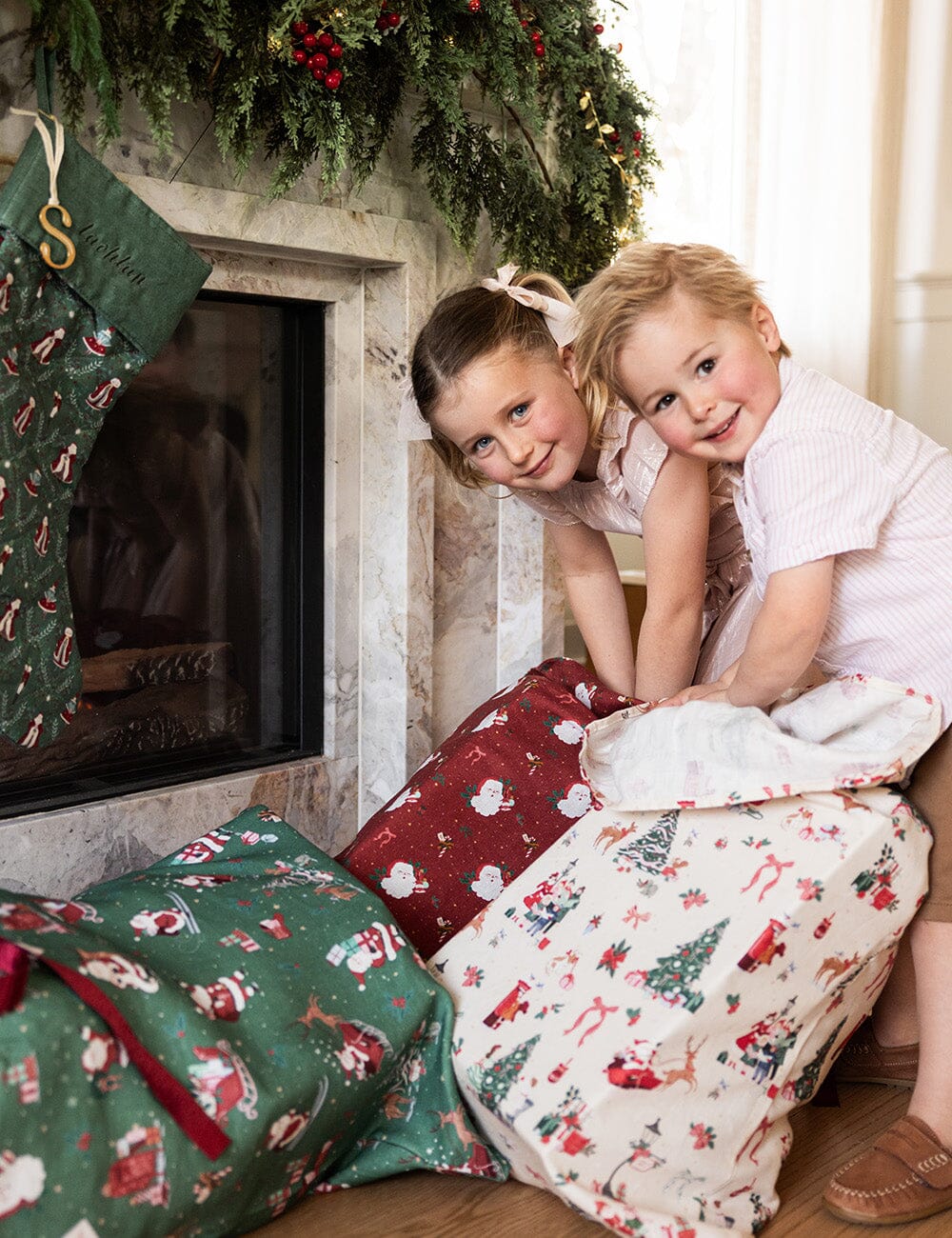The Season of Joy - Heirloom Christmas Santa Sack