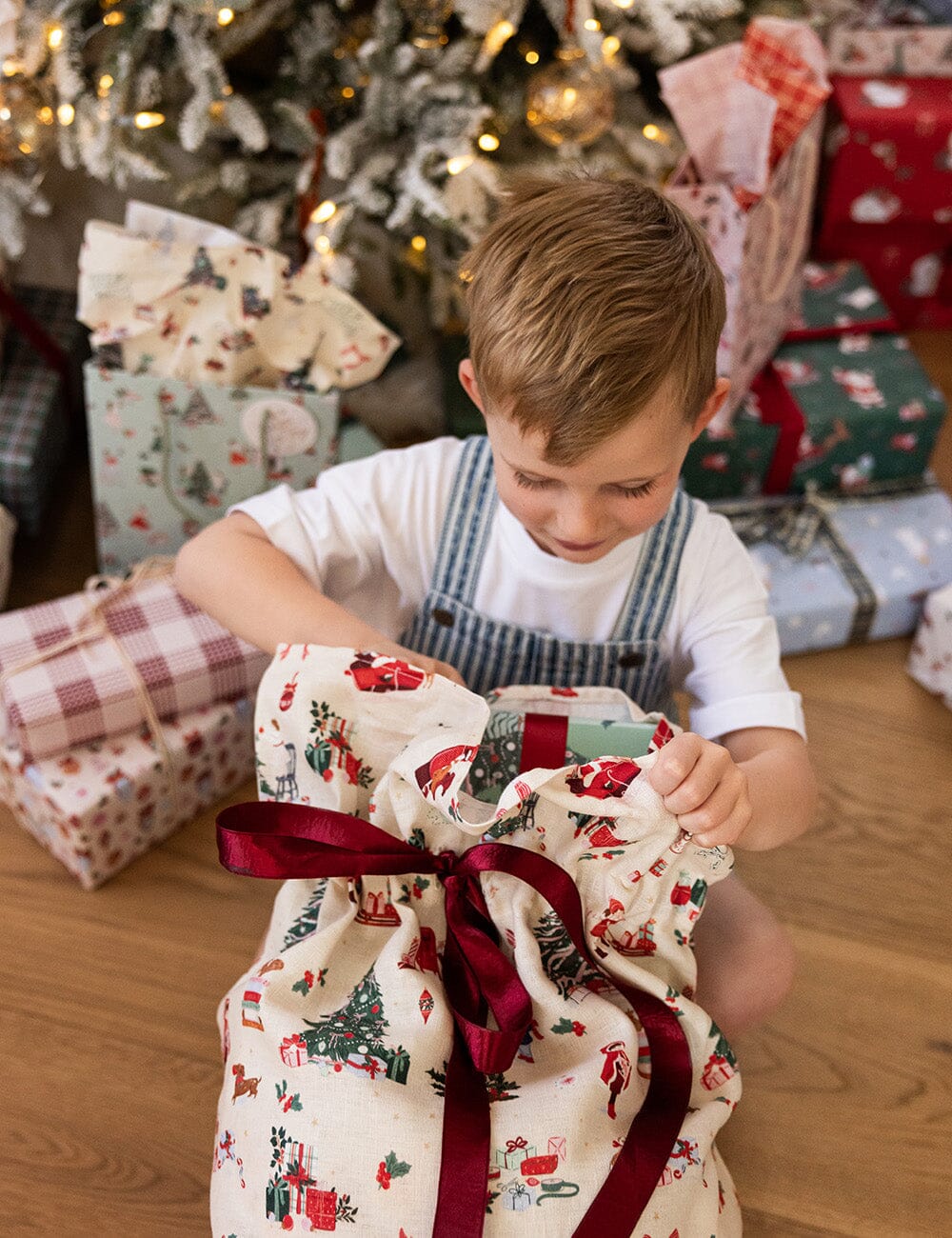 The Season of Joy - Heirloom Christmas Santa Sack