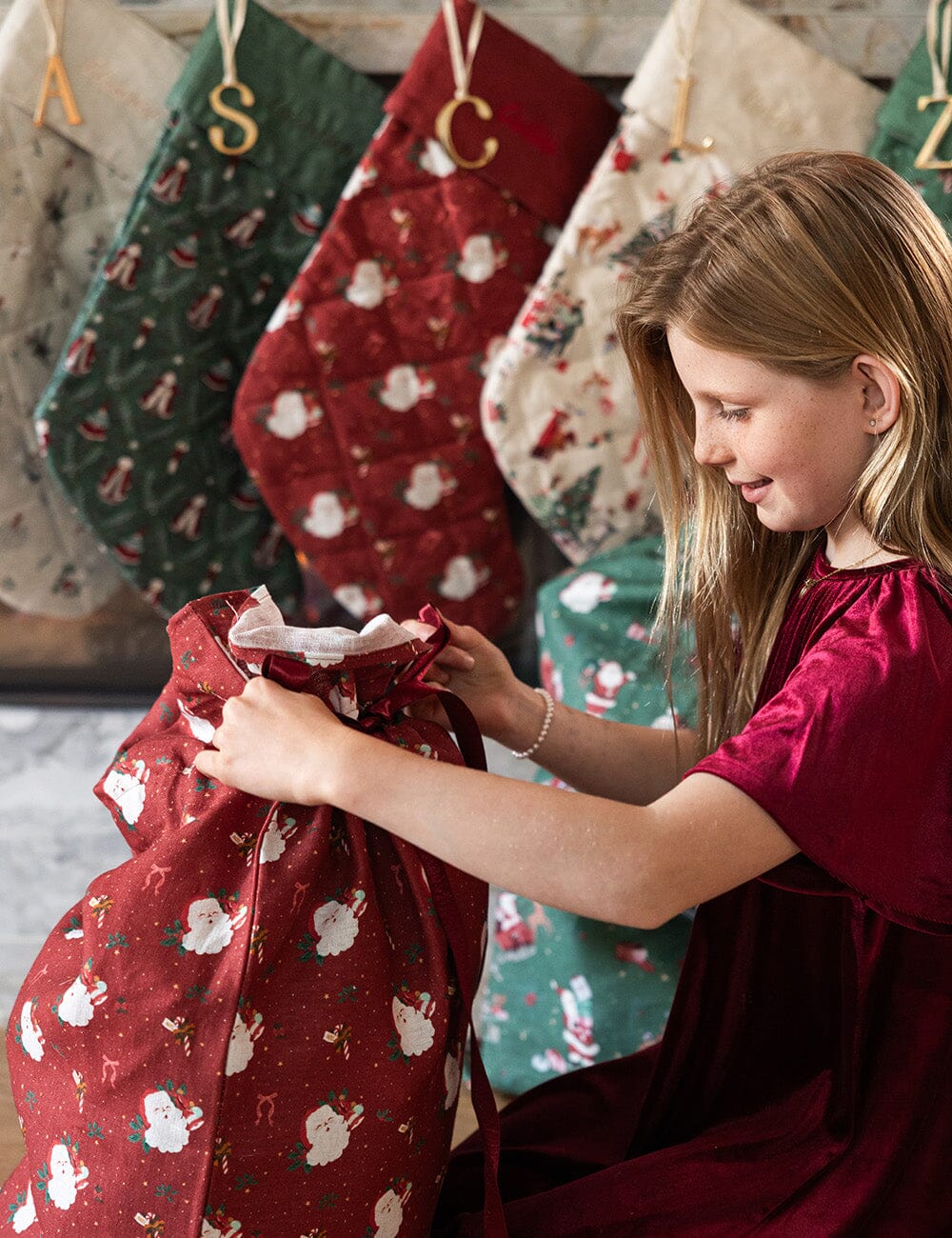 Jingle Bells - Heirloom Christmas Santa Sack