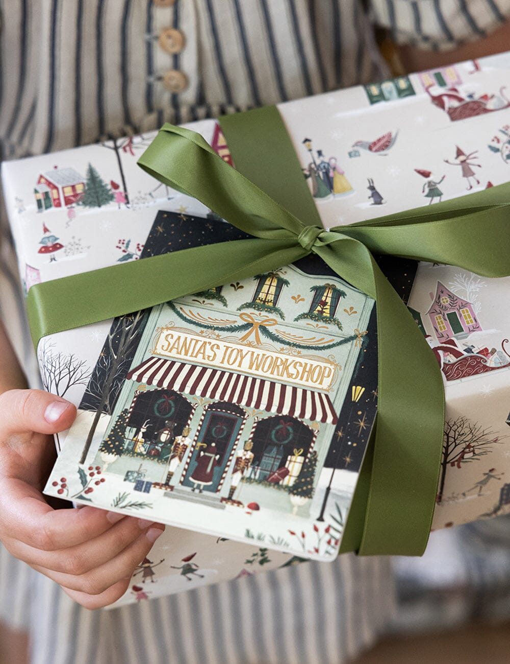 Santas Toy Workshop Christmas Card