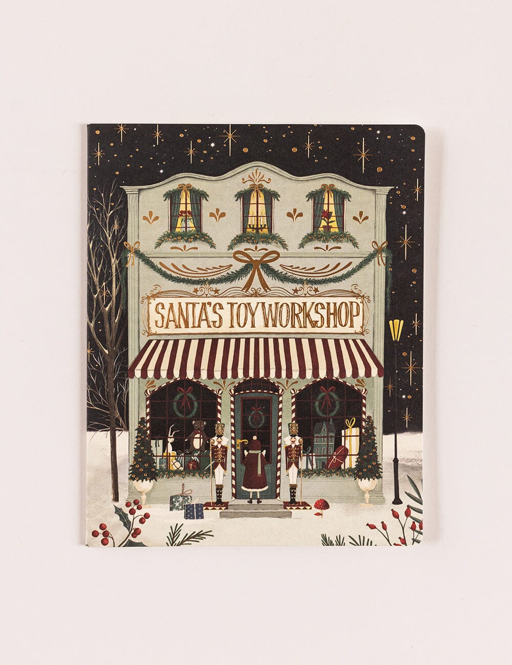 Santas Toy Workshop Christmas Card