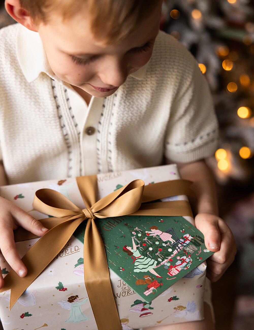 Merry Christmas Tree Decorating Card
