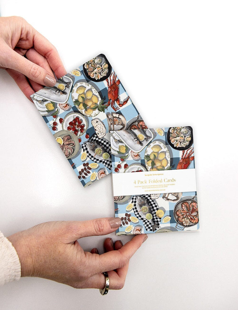 Bundle - 3 x 4pk Notecards - by Whitney Spicer Greeting Cards Bespoke Letterpress 
