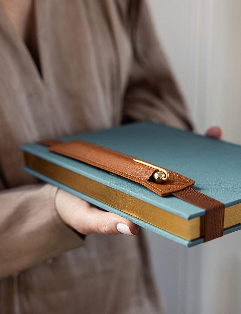 2024 Desktop Linen Bound Planner - Bermuda (Pre-Order) Planners Bespoke Letterpress 