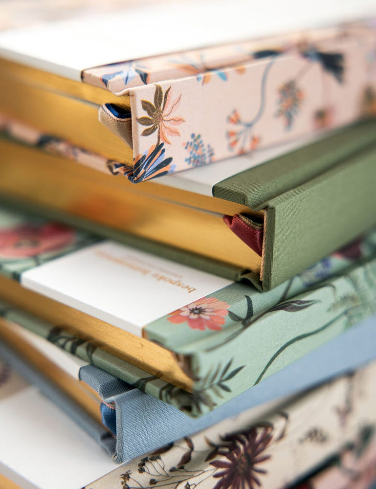 2024 Day to a Page Linen Bound Planner - Moss Green (Pre Order) Planners Bespoke Letterpress 