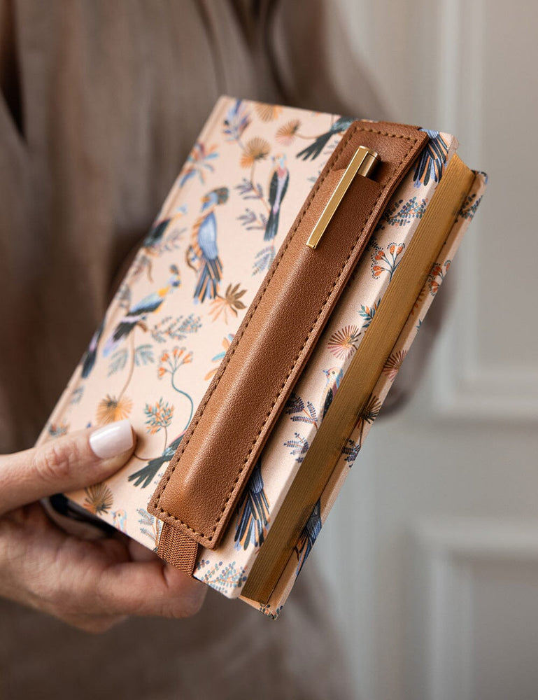 2024 Day to a Page Linen Bound Planner - Songbirds (Pre-Order) Planners Bespoke Letterpress 