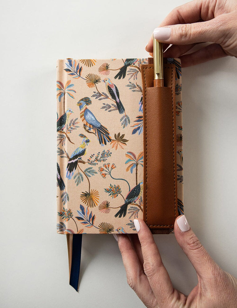 2024 Day to a Page Linen Bound Planner - Songbirds (Pre-Order) Planners Bespoke Letterpress 