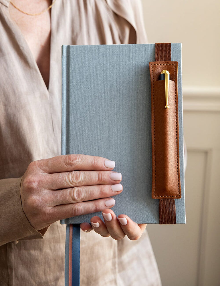 2024 Petite Linen Bound Planner - Casper Blue (Pre-Order) Planners Bespoke Letterpress 
