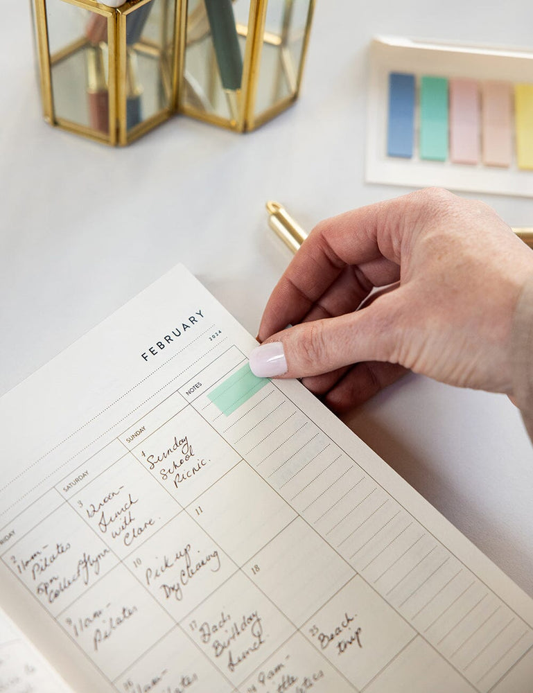2024 Petite Linen Bound Planner - Wildflower (Pre-Order) Planners Bespoke Letterpress 