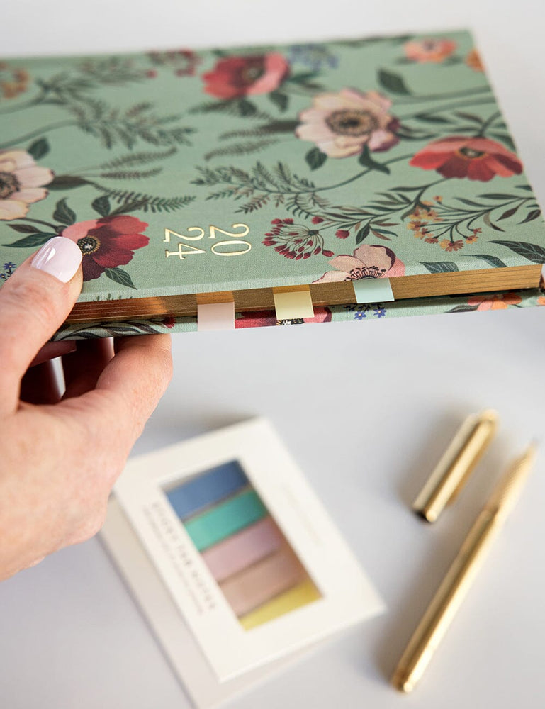 2024 Petite Linen Bound Planner - Wildflower (Pre-Order) Planners Bespoke Letterpress 
