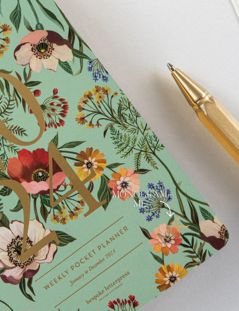 2024 Pocket Bound Planner - Wildflower (Pre-Order) Planners Bespoke Letterpress 