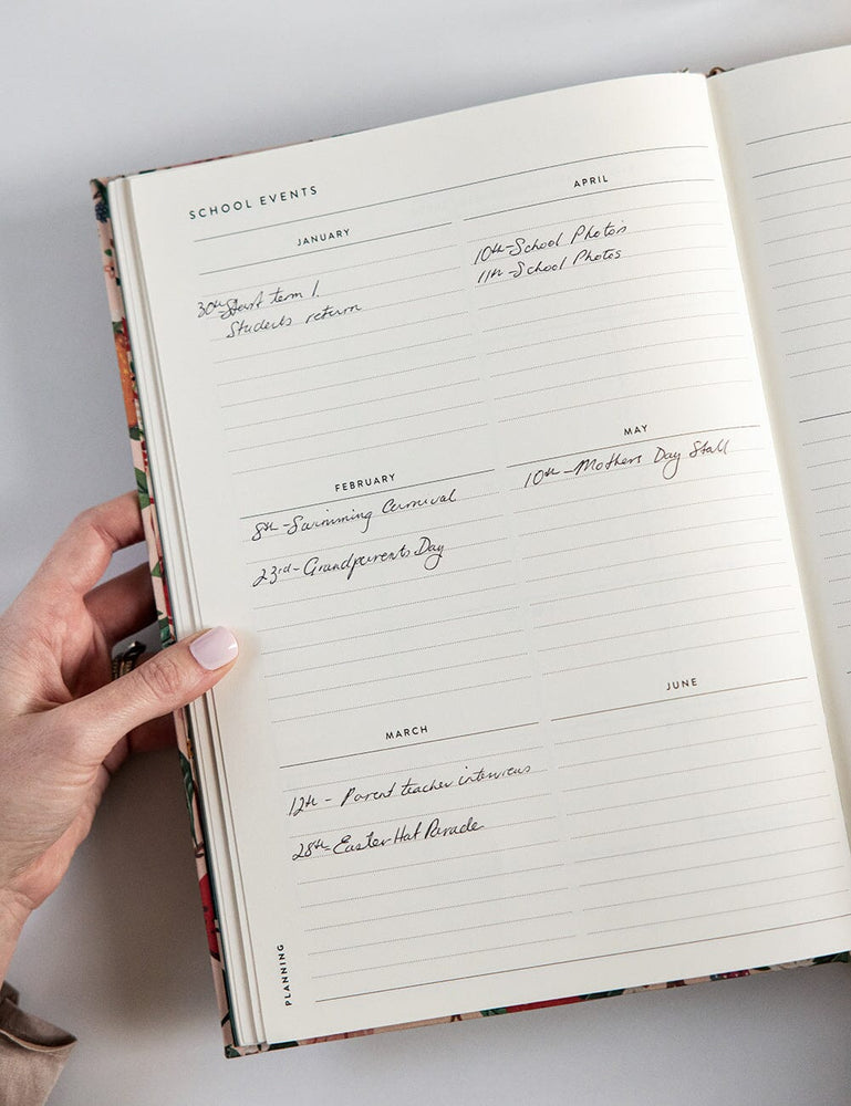 2024 Teachers Planner - Pomegranate (Pre-Order) Planners Bespoke Letterpress 