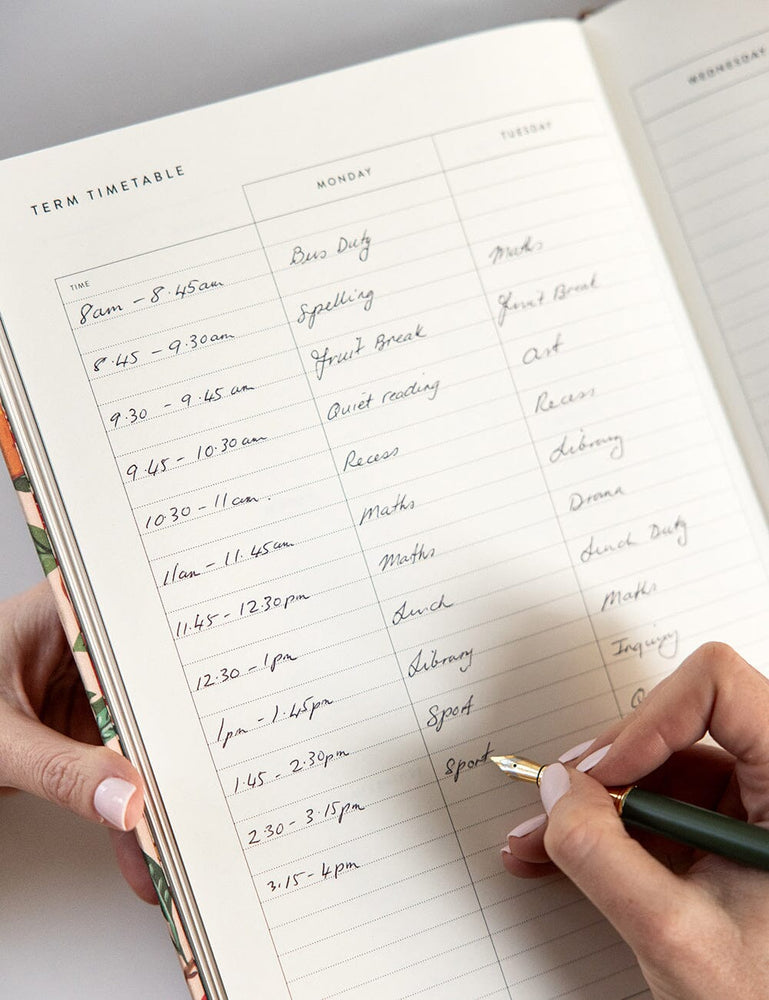 2024 Teachers Planner - Pomegranate (Pre-Order) Planners Bespoke Letterpress 