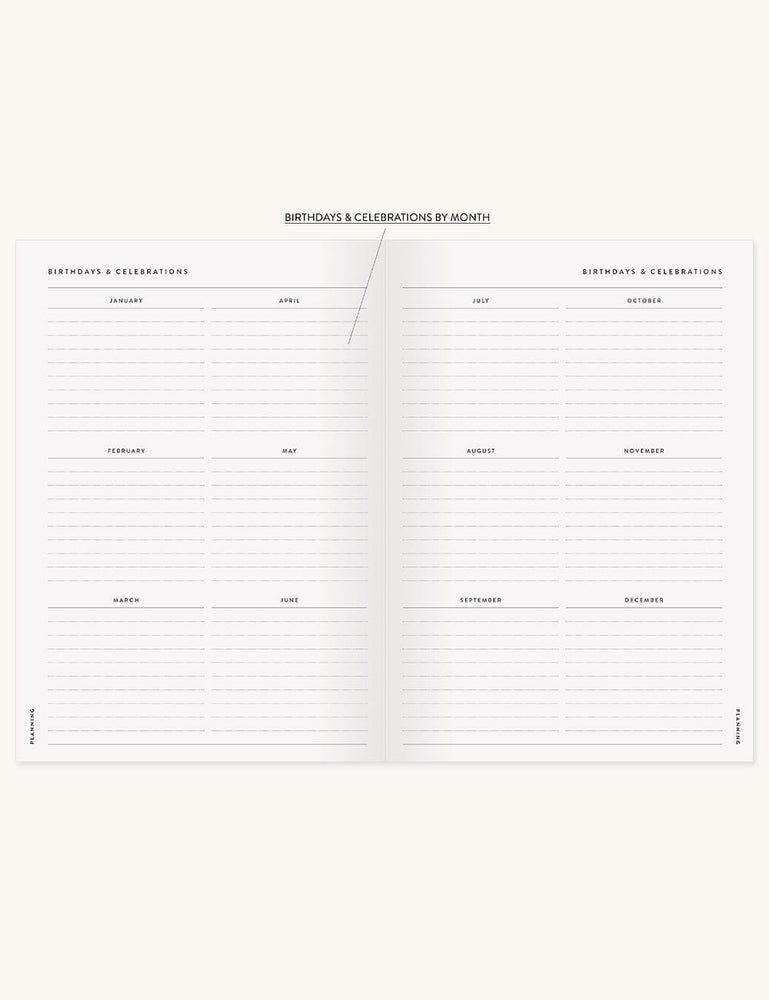 2024 Teachers Planner - Pomegranate (Pre-Order) Planners Bespoke Letterpress 