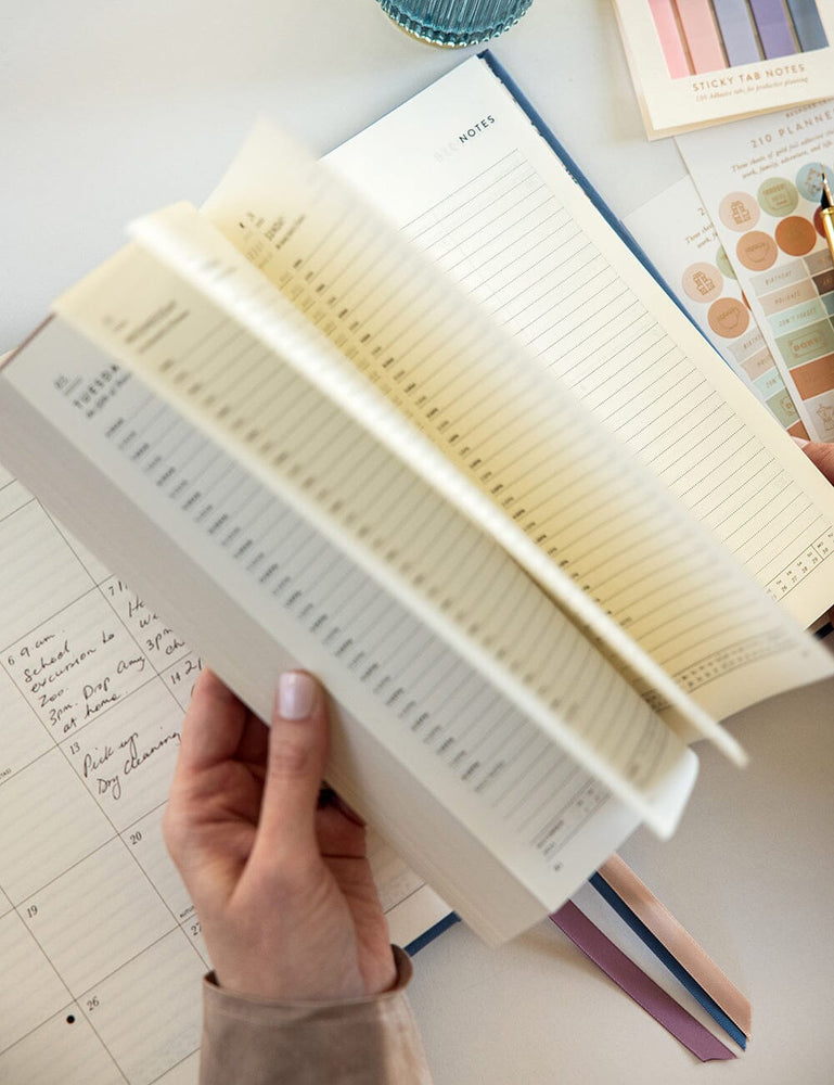 2024 Daily Vertical Planner - French Blue (Pre-Order) Planners Bespoke Letterpress 
