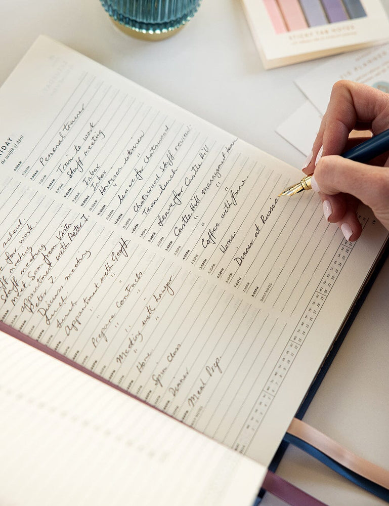 2024 Daily Vertical Planner - French Blue (Pre-Order) Planners Bespoke Letterpress 