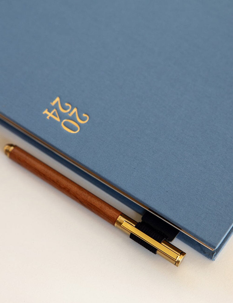 2024 Daily Vertical Planner - French Blue (Pre-Order) Planners Bespoke Letterpress 
