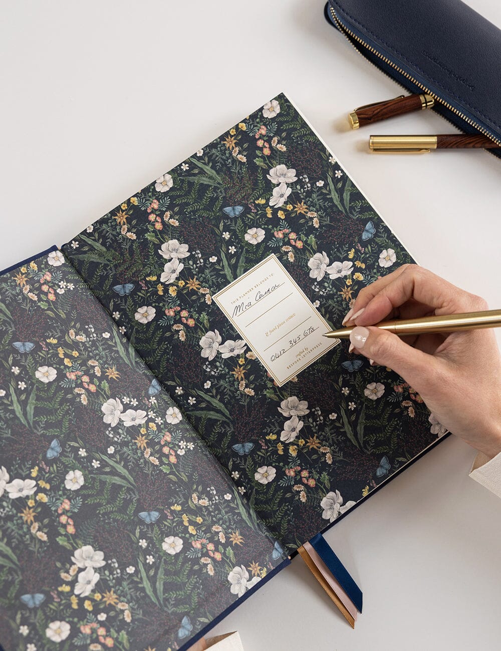 2026 Business Planner - Midnight Planners Bespoke Letterpress 